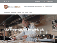 Tablet Screenshot of bureaudewit.nl